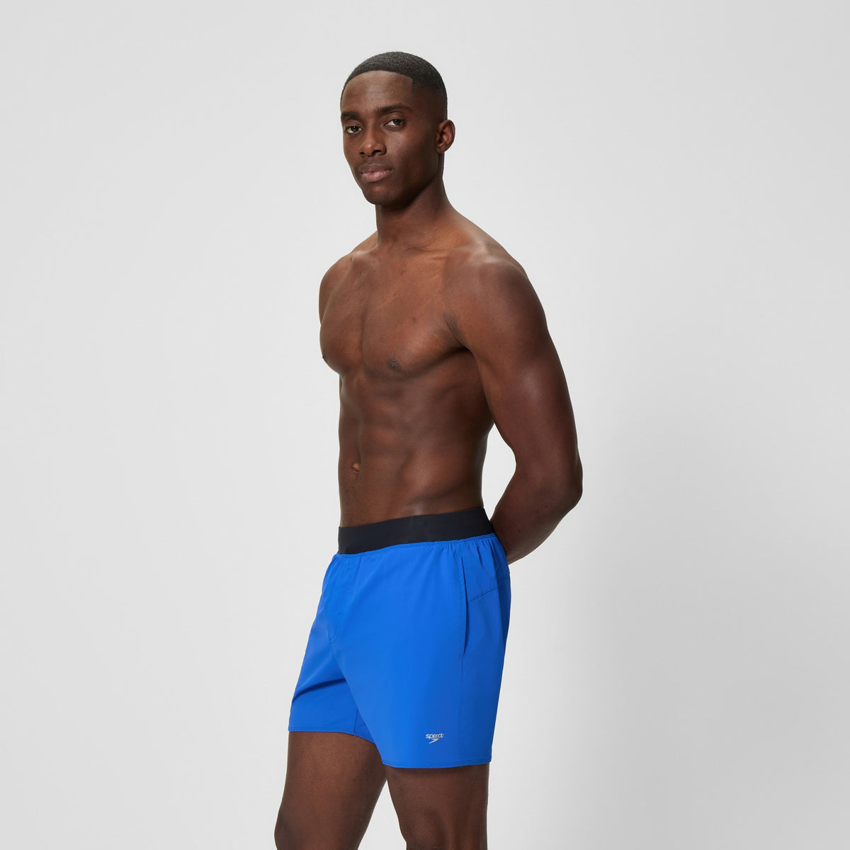 Speedo Lookout Solid Swim Shorts Blue