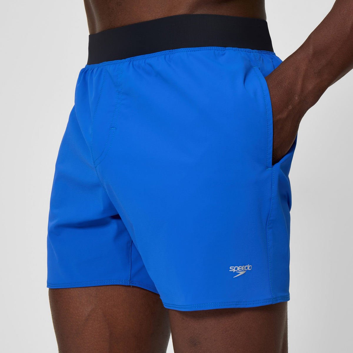 Speedo Lookout Solid Swim Shorts Blue