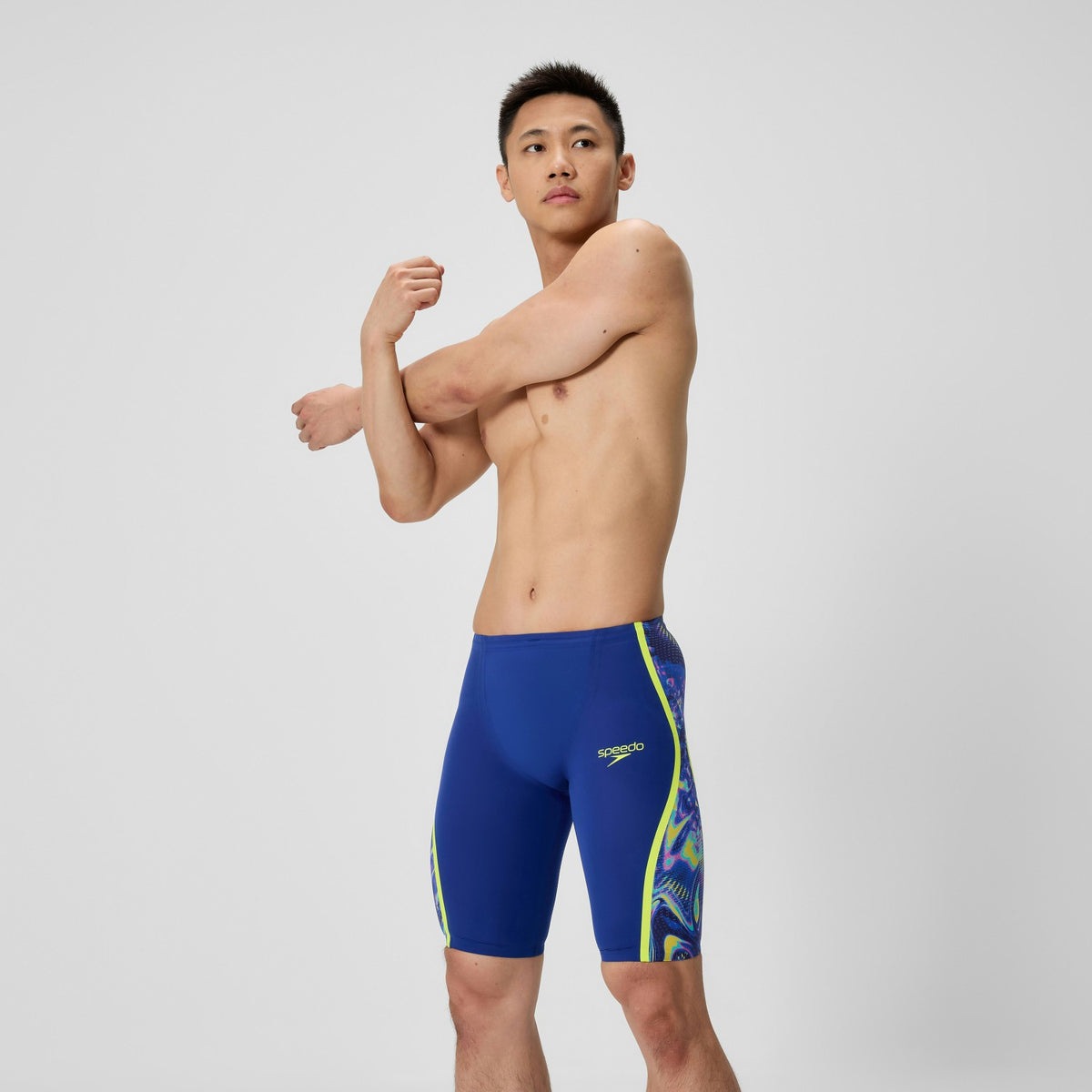 Speedo Fastskin LZR Pure Intent 2.0 High Waisted Jammer Navy/Blue/Yello