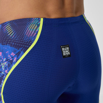 Speedo Fastskin LZR Pure Intent 2.0 High Waisted Jammer Navy/Blue/Yello