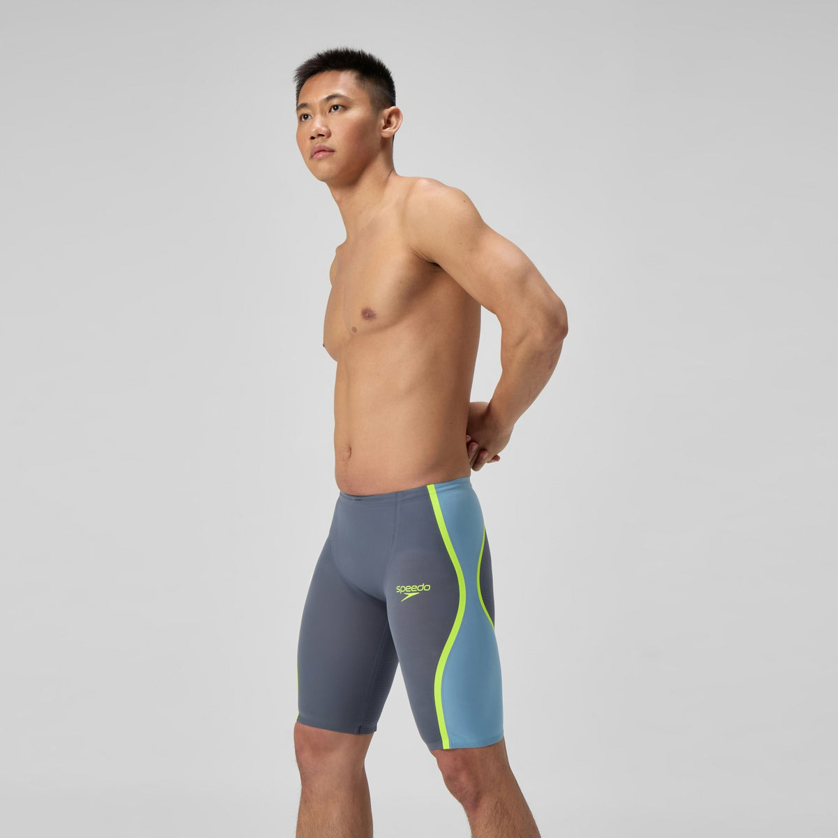 Speedo Fastskin LZR Pure Intent 2.0 High Waist Jammer Grey/Blue