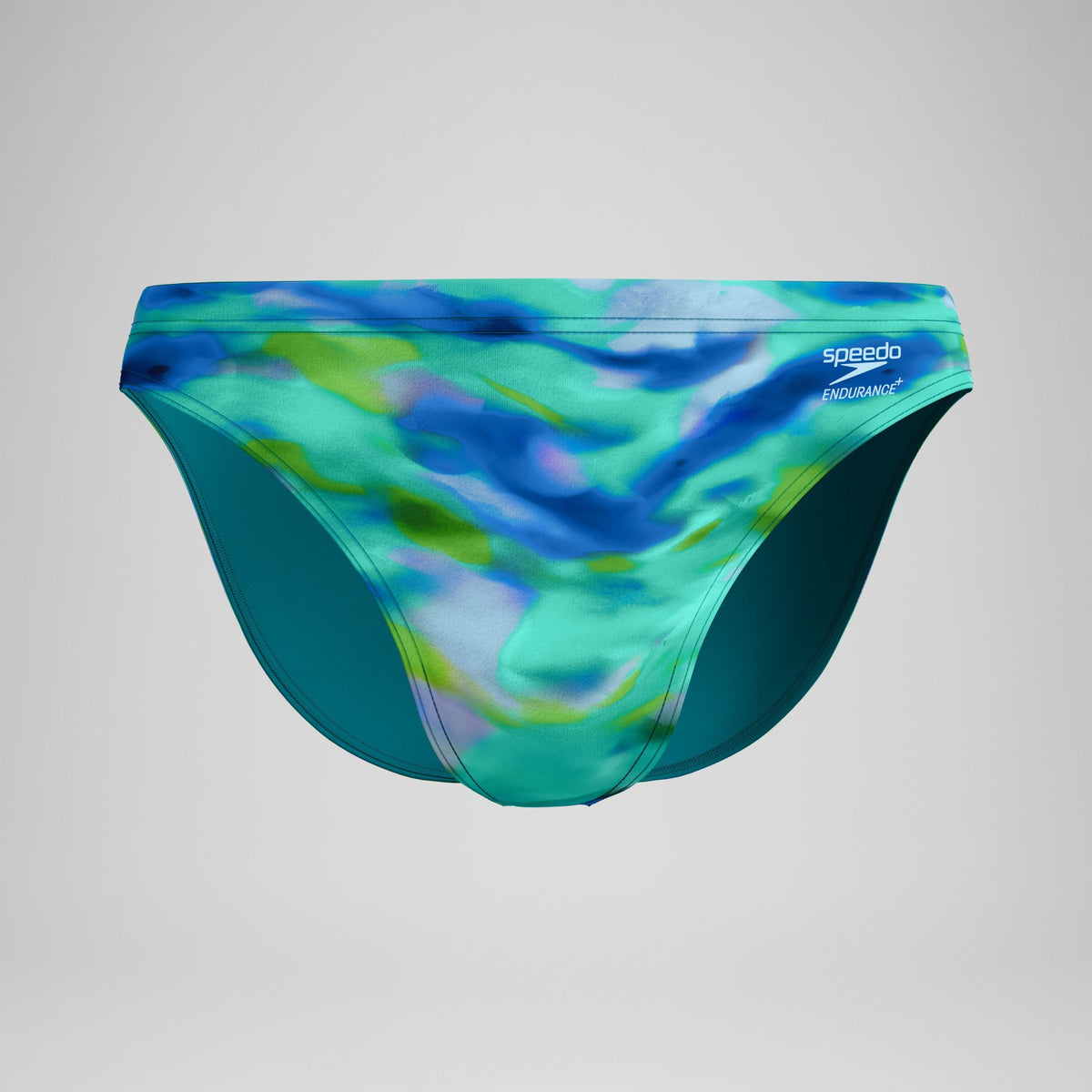Speedo Club Training Printed Brief Green/Blue