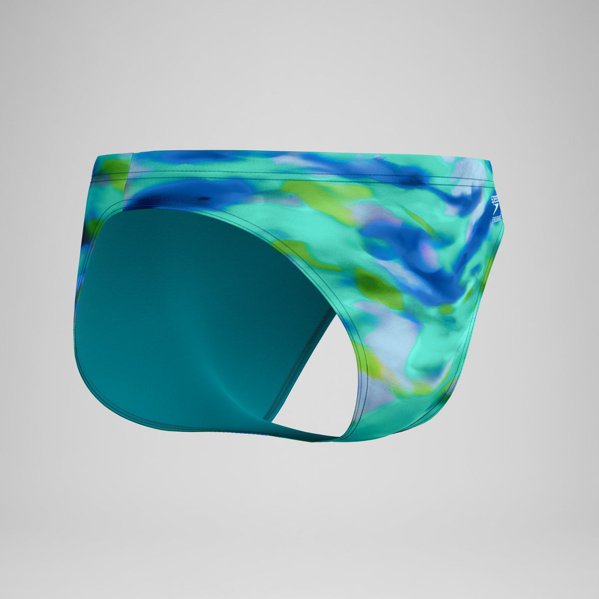 Speedo Club Training Printed Brief Green/Blue