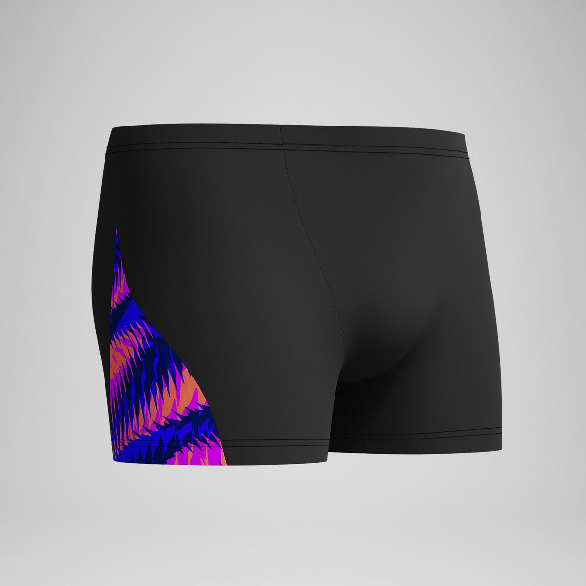 Speedo Club Training Printed V-Cut Aquashorts Black/Pink