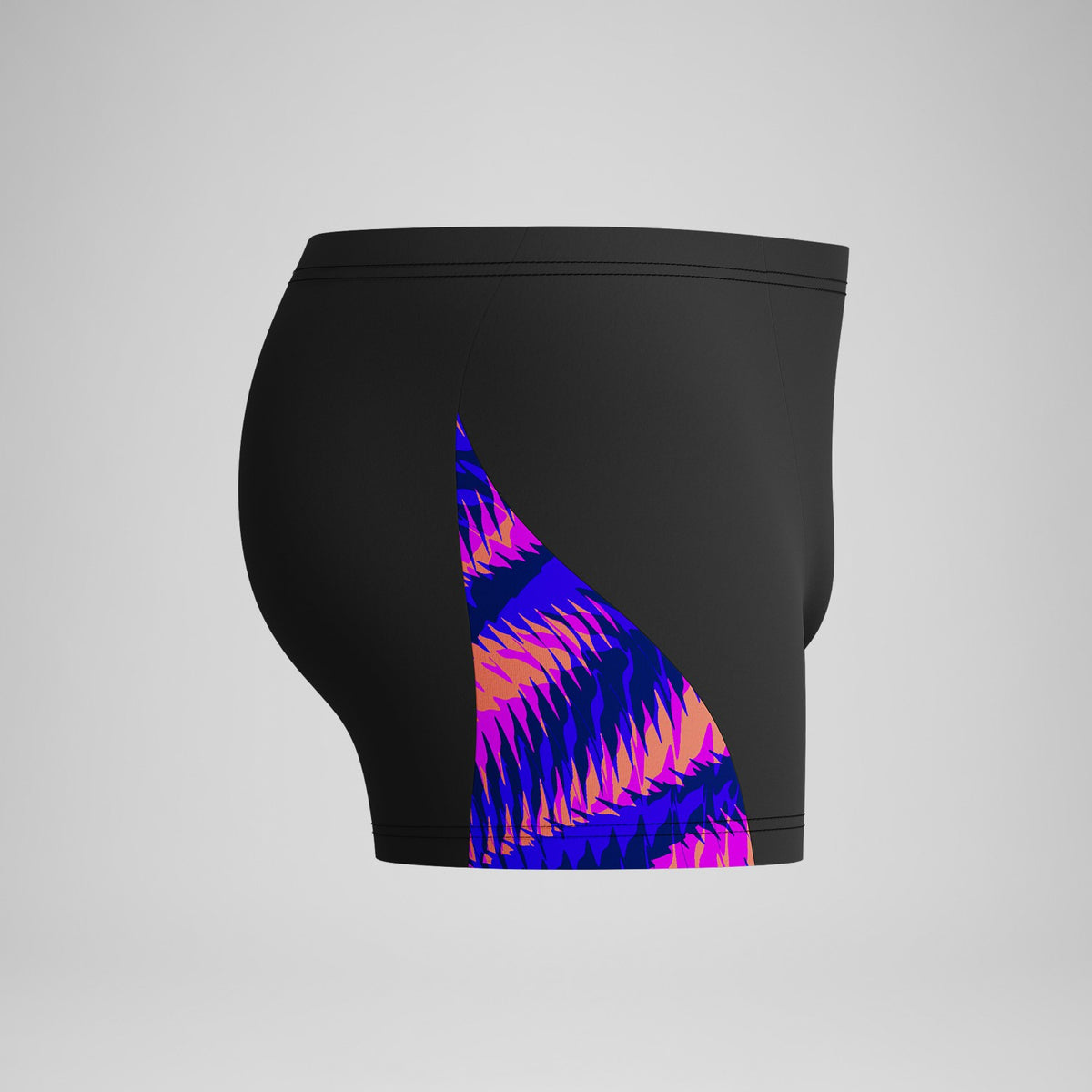 Speedo Club Training Printed V-Cut Aquashorts Black/Pink