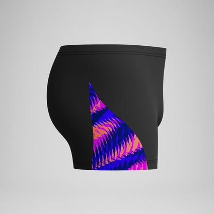 Speedo Club Training Printed V-Cut Aquashorts Black/Pink