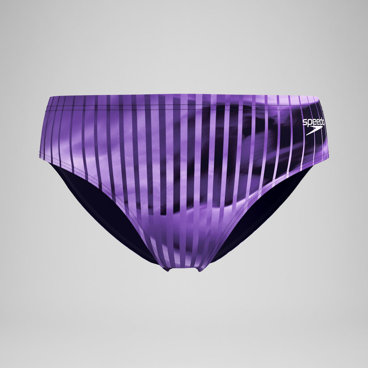 Speedo Club Training Printed Brief Purple