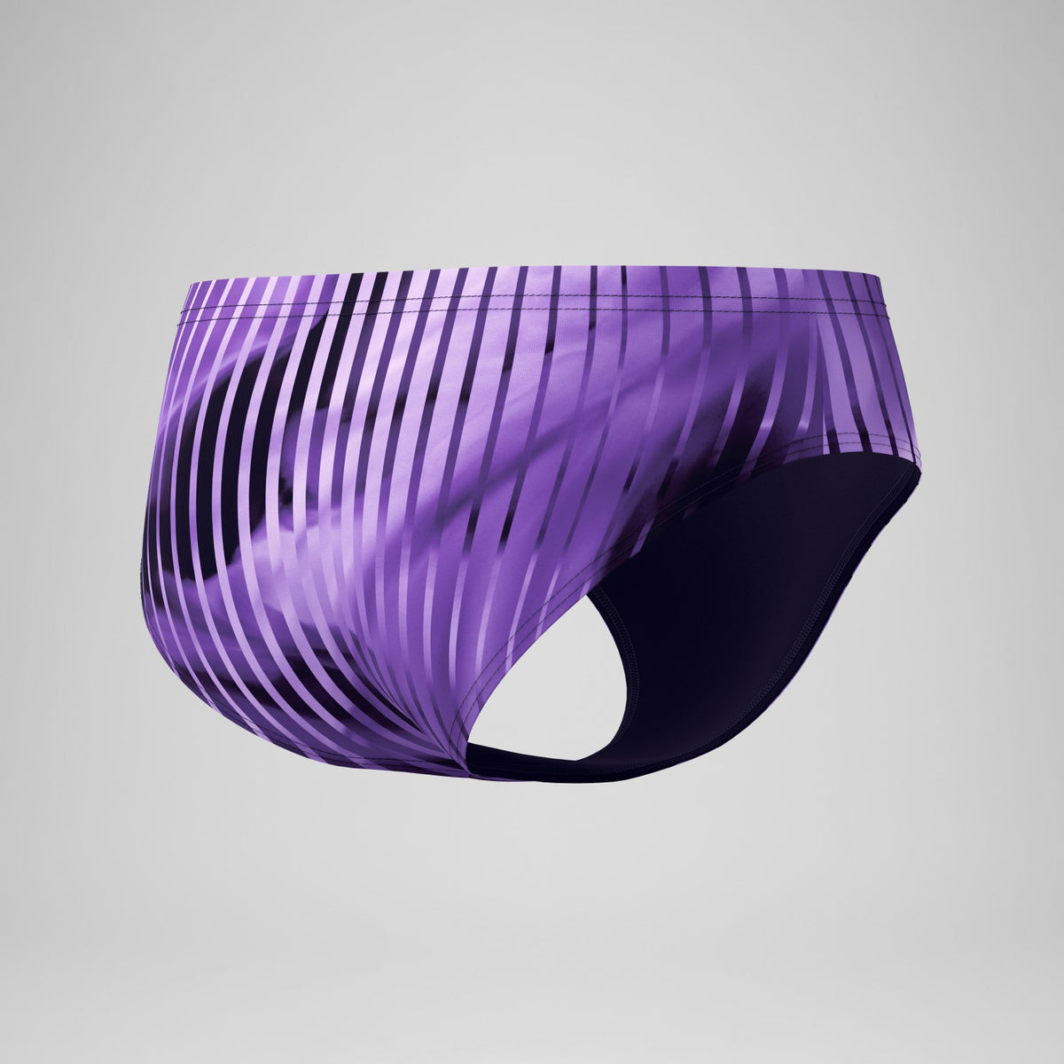 Speedo Club Training Printed Brief Purple