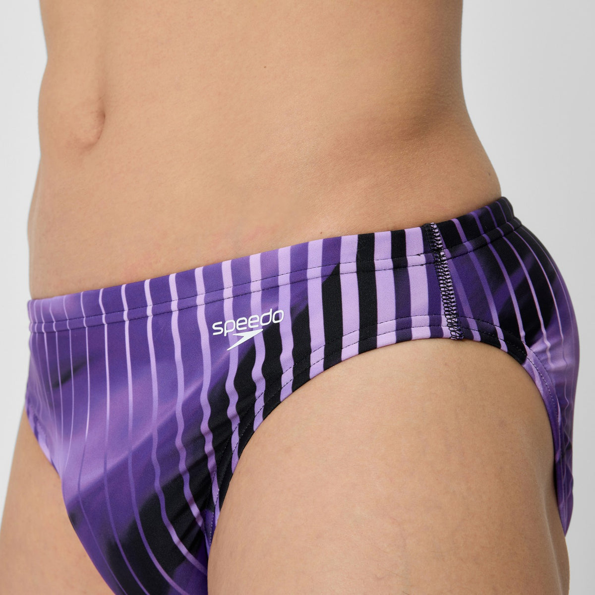 Speedo Club Training Printed Brief Purple
