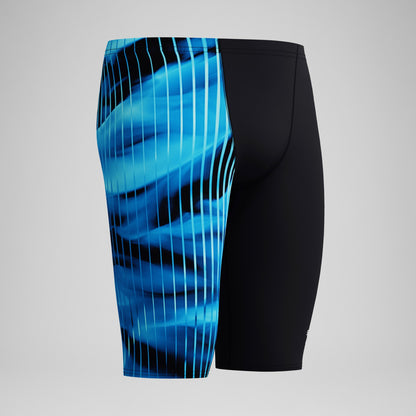 Speedo Club Training Printed Jammer Blue/Black