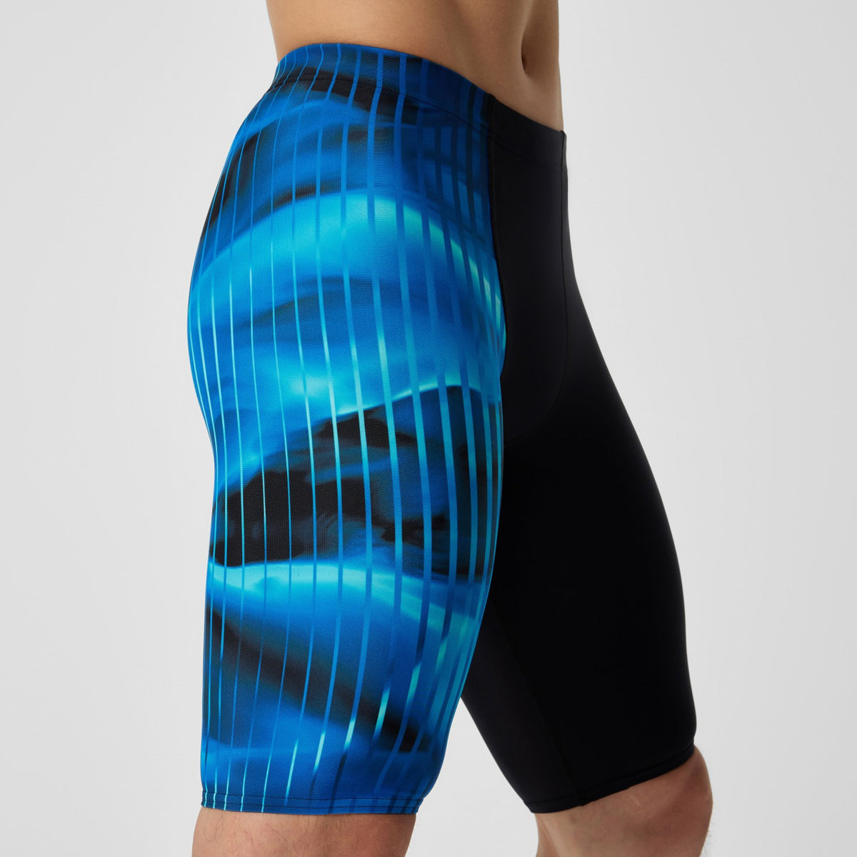 Speedo Club Training Printed Jammer Blue/Black
