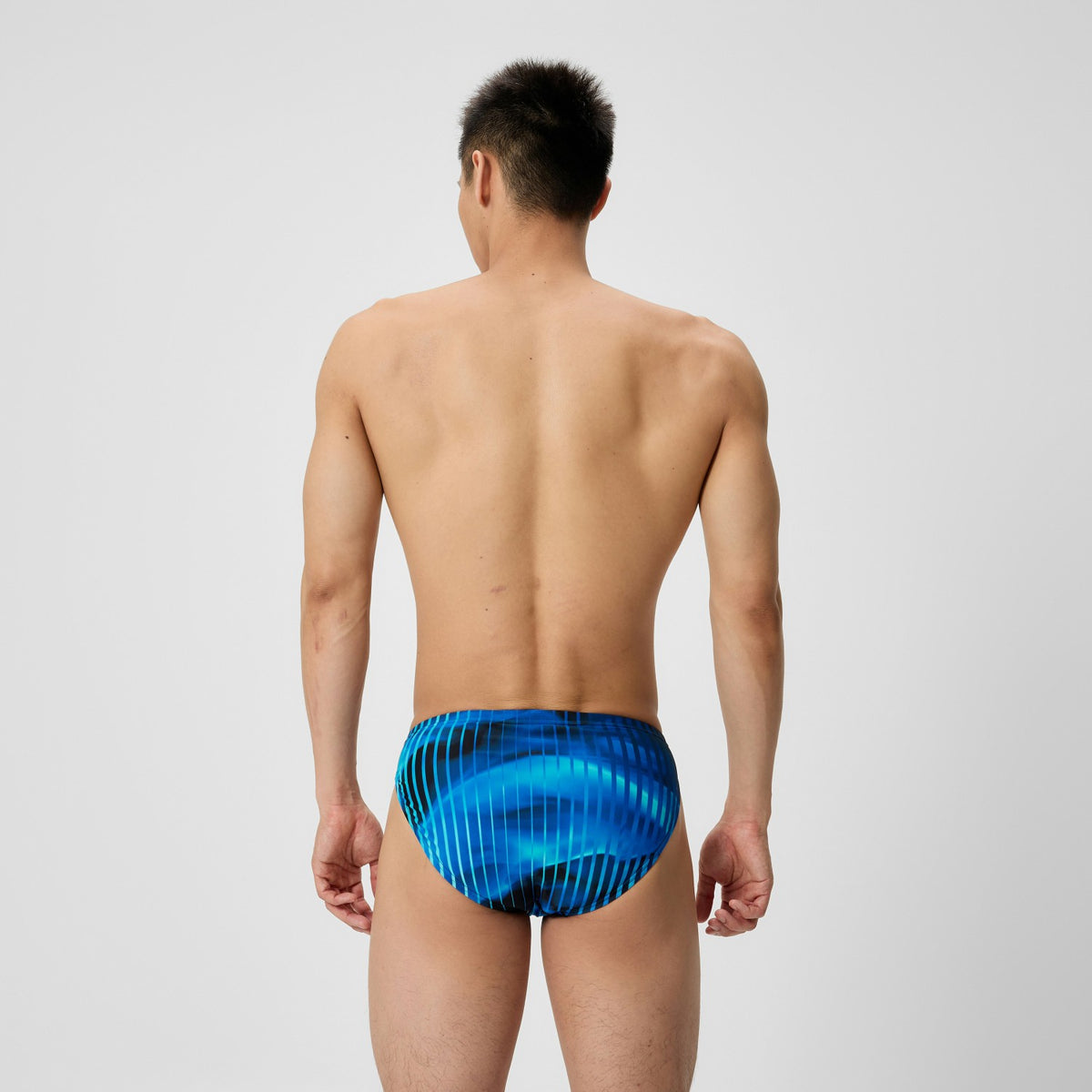 Speedo Club Training Printed Brief Blue