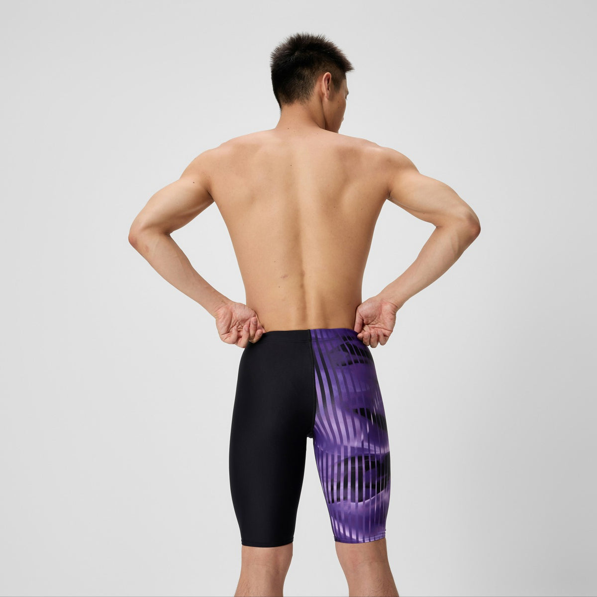 Speedo Club Training Printed Jammer Purple