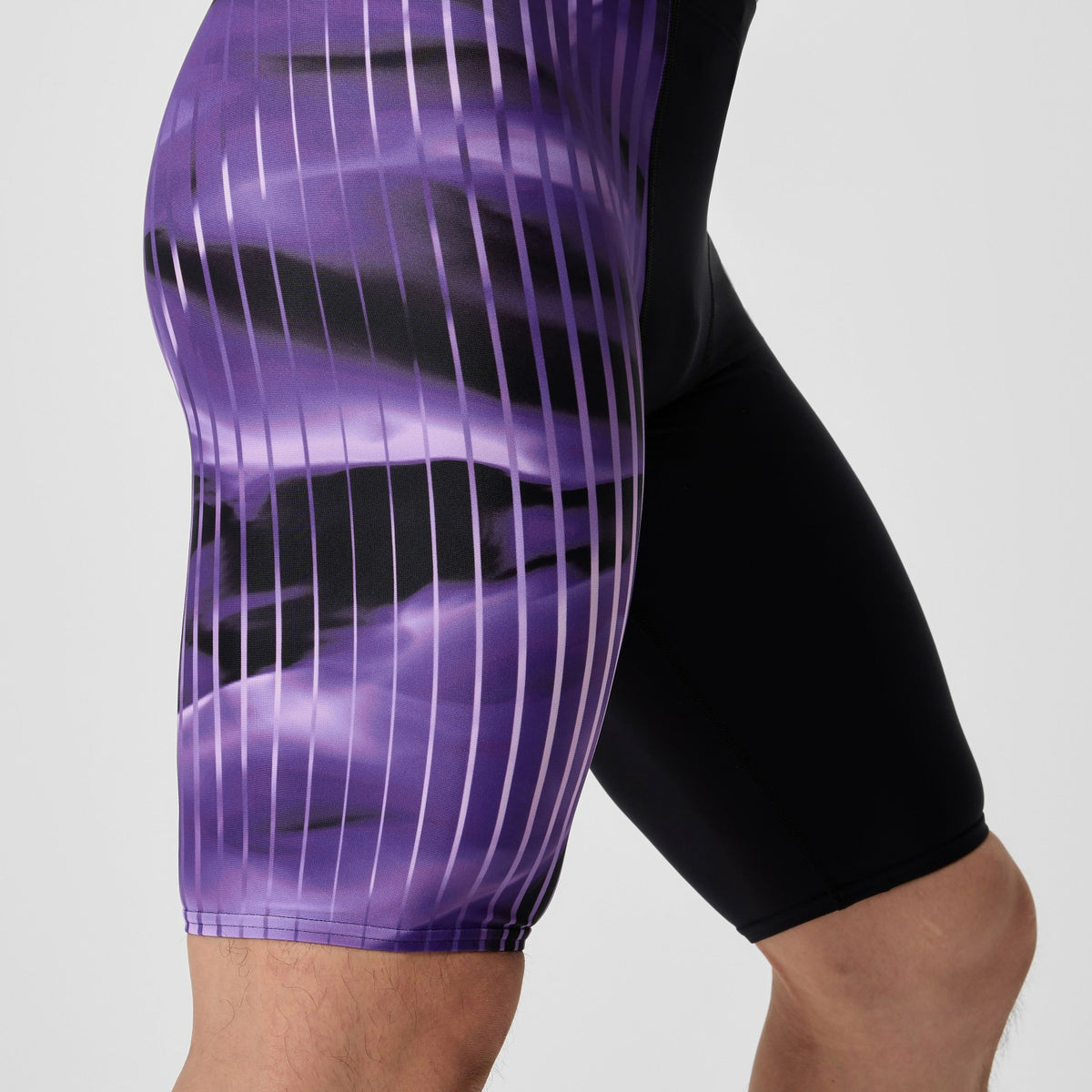 Speedo Club Training Printed Jammer Purple