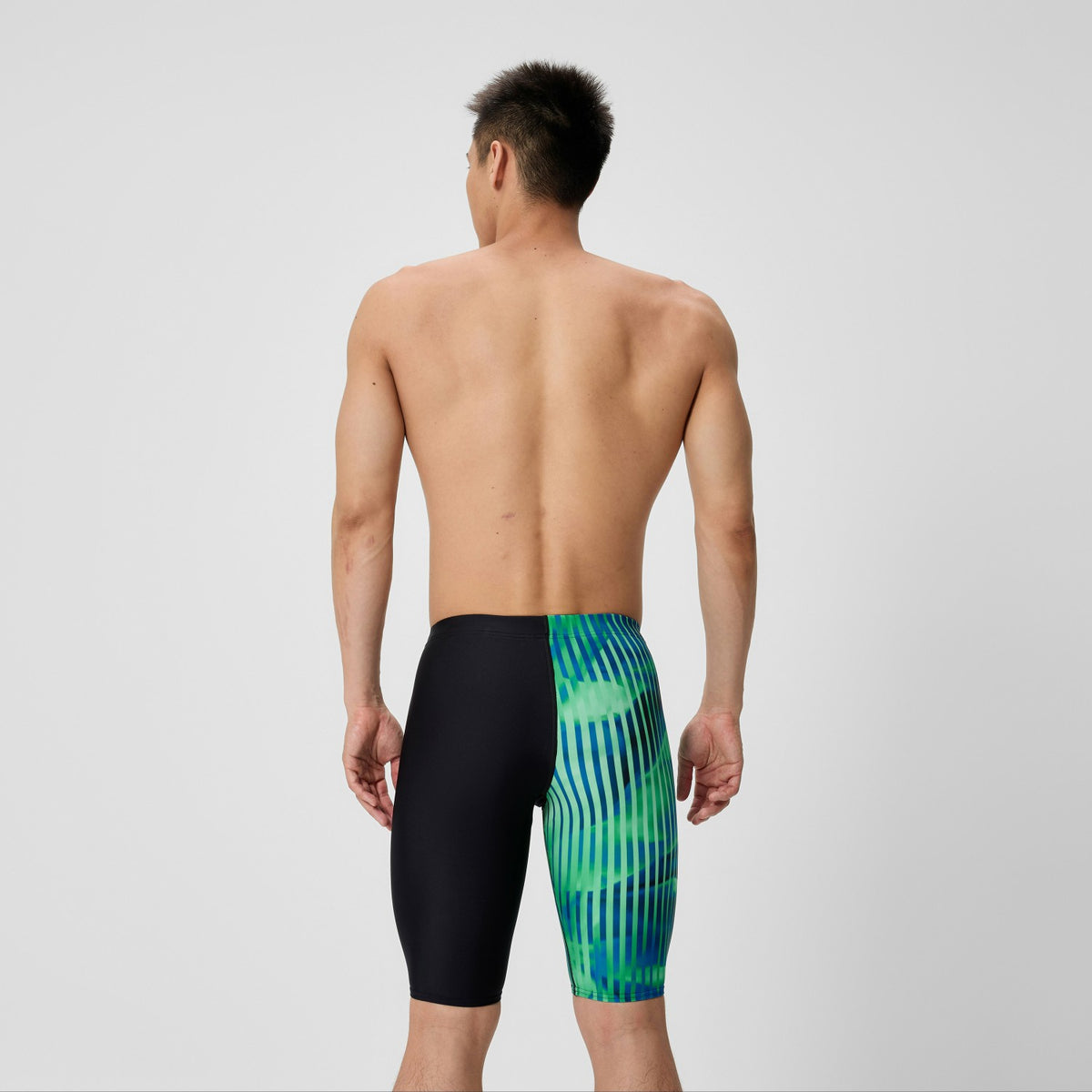 Speedo Club Training Printed Jammer Blue/Black