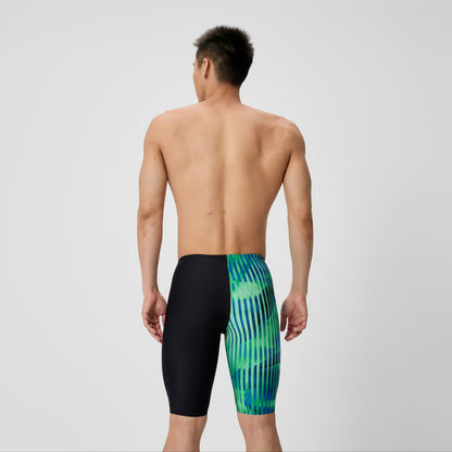 Speedo Club Training Printed Jammer Blue/Black