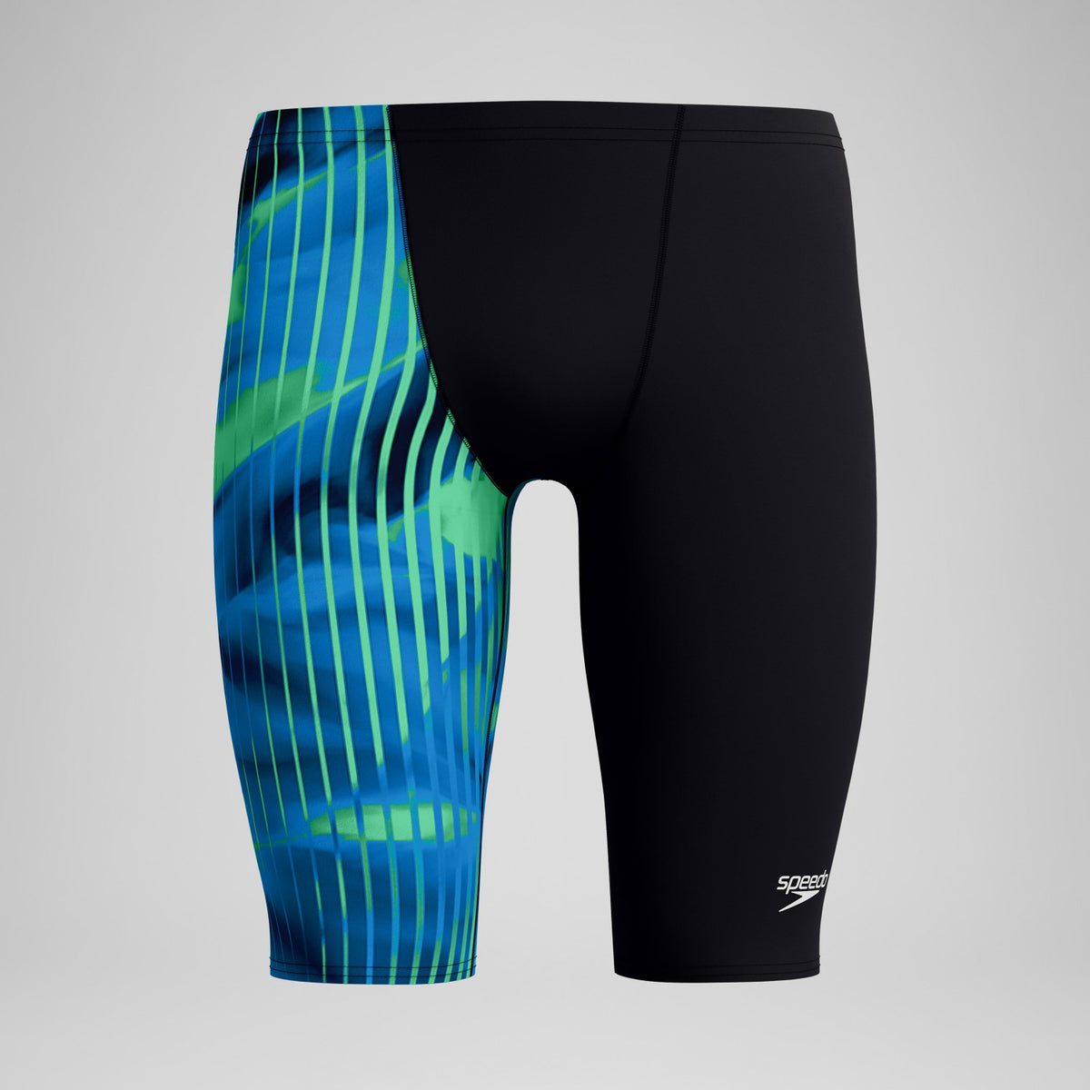 Speedo Club Training Printed Jammer Blue/Black