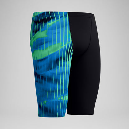Speedo Club Training Printed Jammer Blue/Black