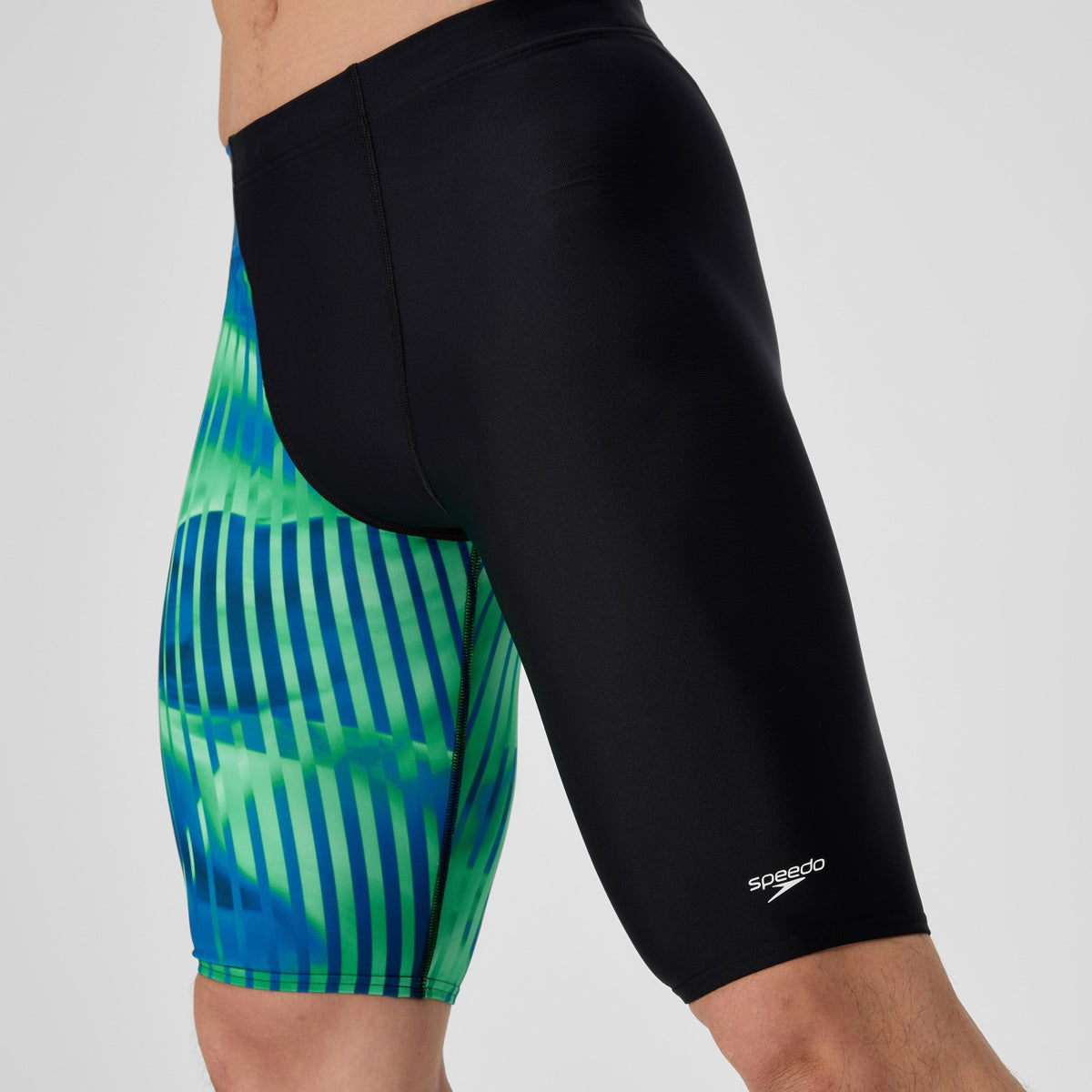 Speedo Club Training Printed Jammer Blue/Black