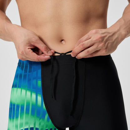 Speedo Club Training Printed Jammer Blue/Black