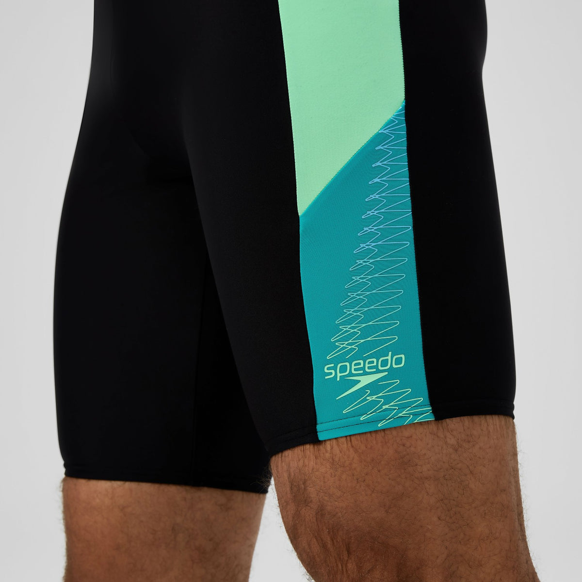 Speedo Dive Panel Jammer Black/Turquoise