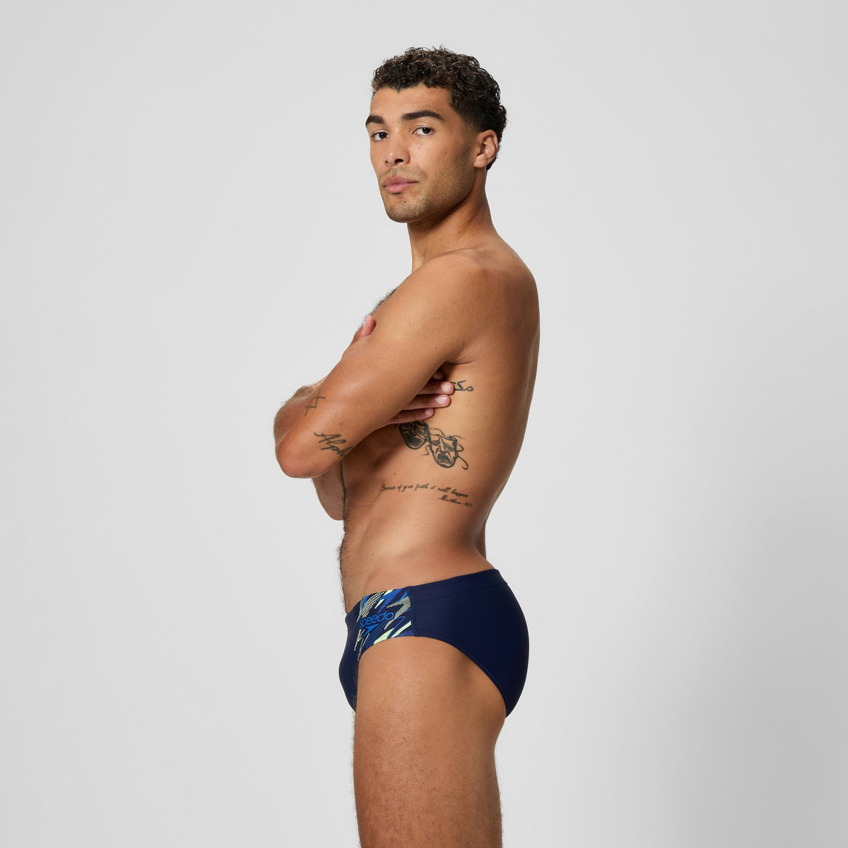 Speedo Medley Logo Brief Navy/Blue