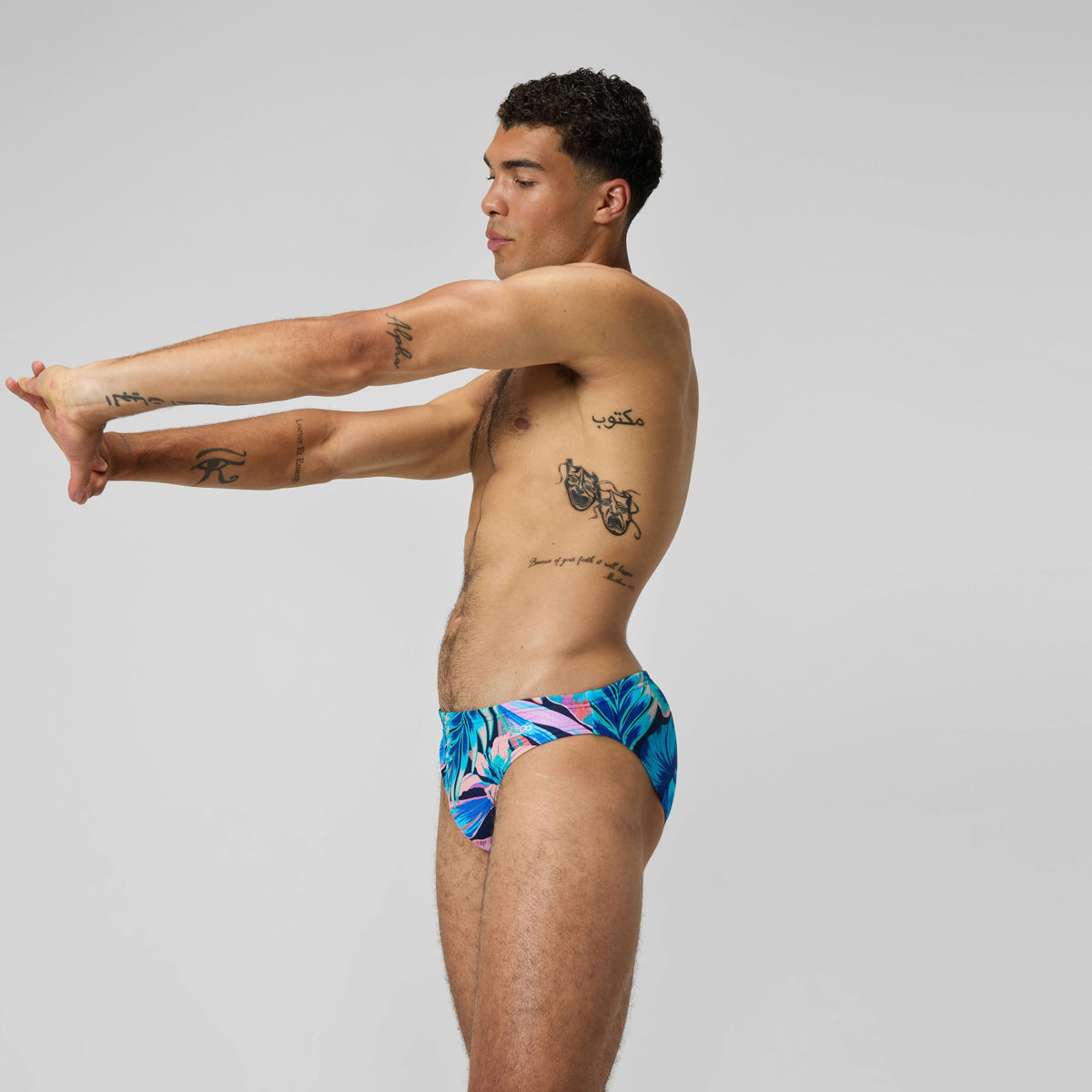 Speedo Beachstar Brief Blue/Pink