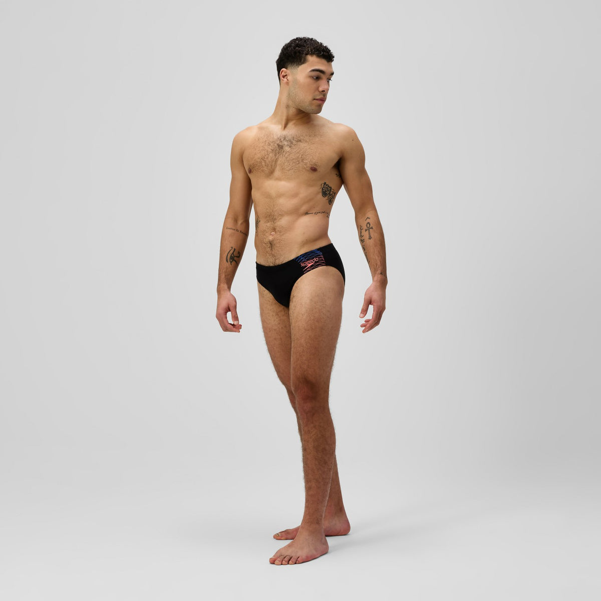 Speedo Medley Logo Brief Black