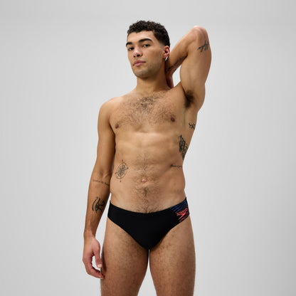 Speedo Medley Logo Brief Black