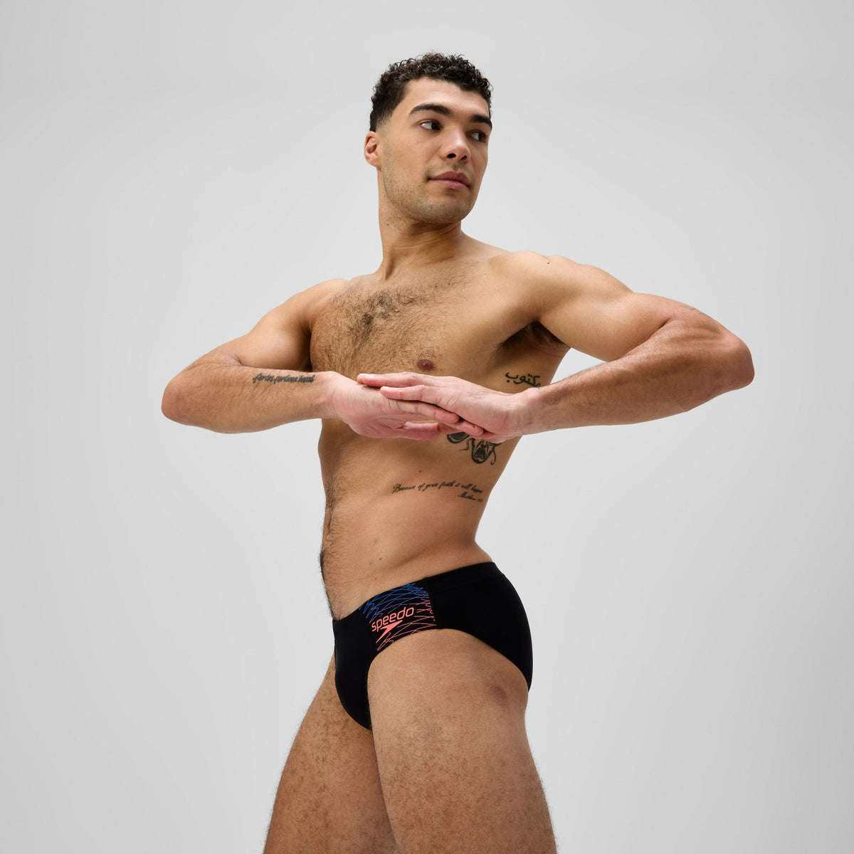 Speedo Medley Logo Brief Black