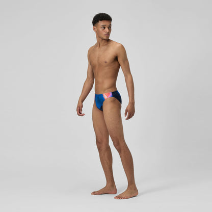 Speedo Print Beachstar Brief Blue/Orange