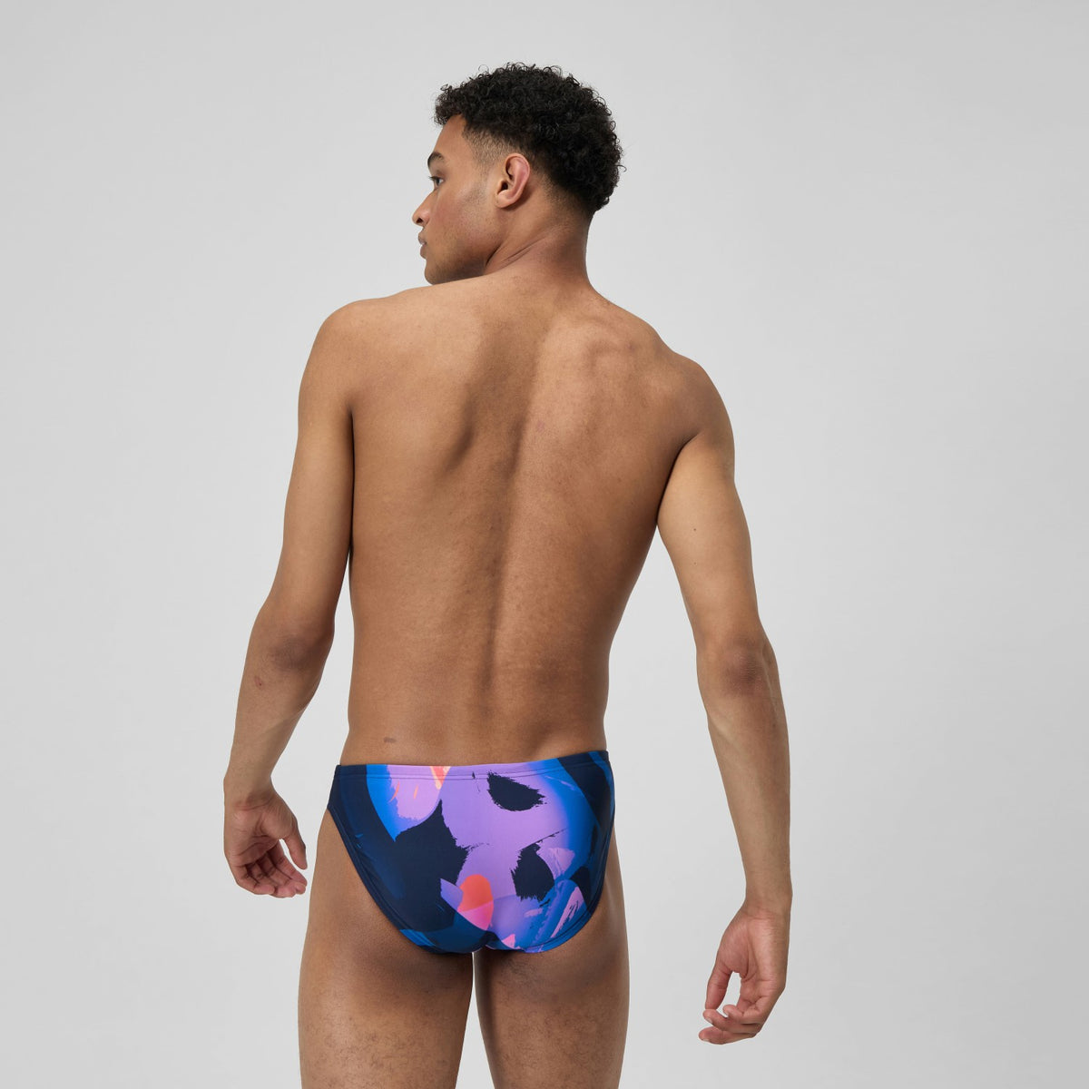 Speedo Print Beachstar Brief Blue/Orange