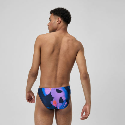 Speedo Print Beachstar Brief Blue/Orange