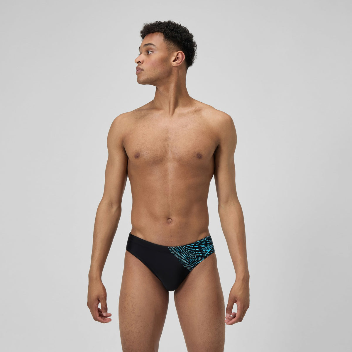 Speedo Medley Logo Brief Black/Blue