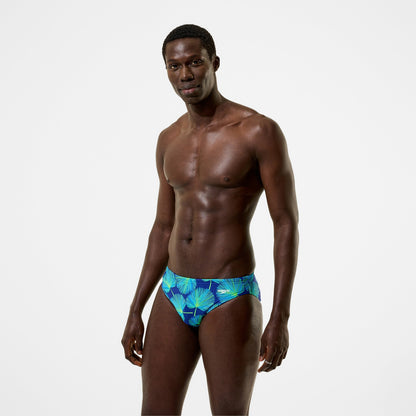 Speedo The Speedo Printed Briefs Blue/Green