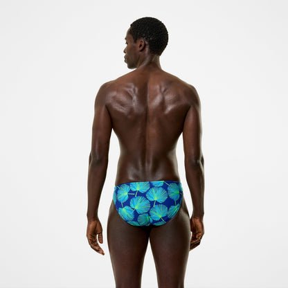Speedo The Speedo Printed Briefs Blue/Green