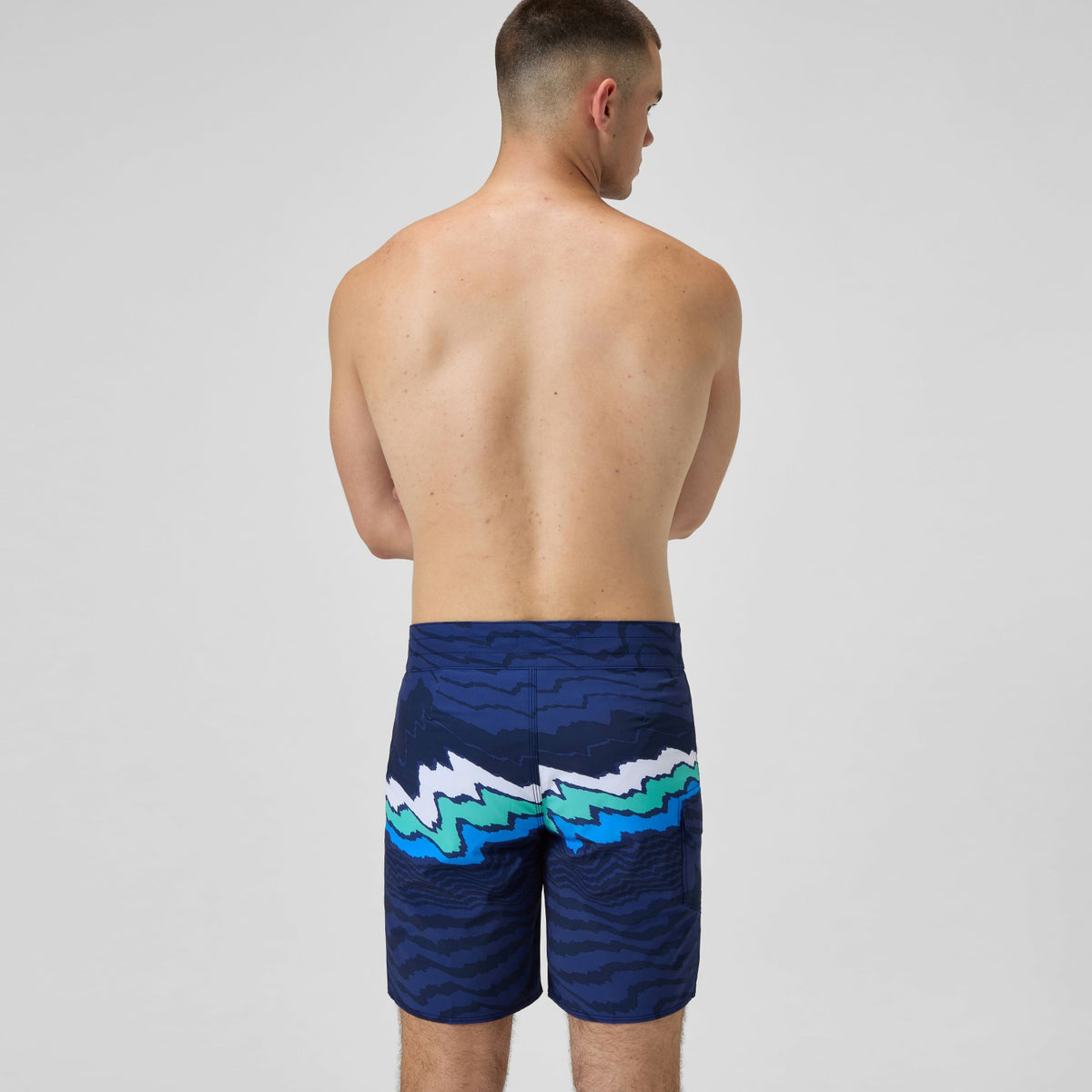 Speedo Lookout Printed Swim Shorts Navy/Blue