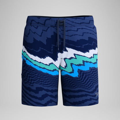 Speedo Lookout Printed Swim Shorts Navy/Blue