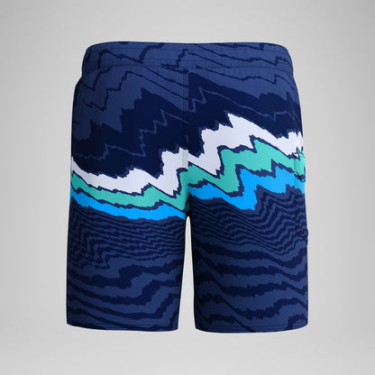 Speedo Lookout Printed Swim Shorts Navy/Blue