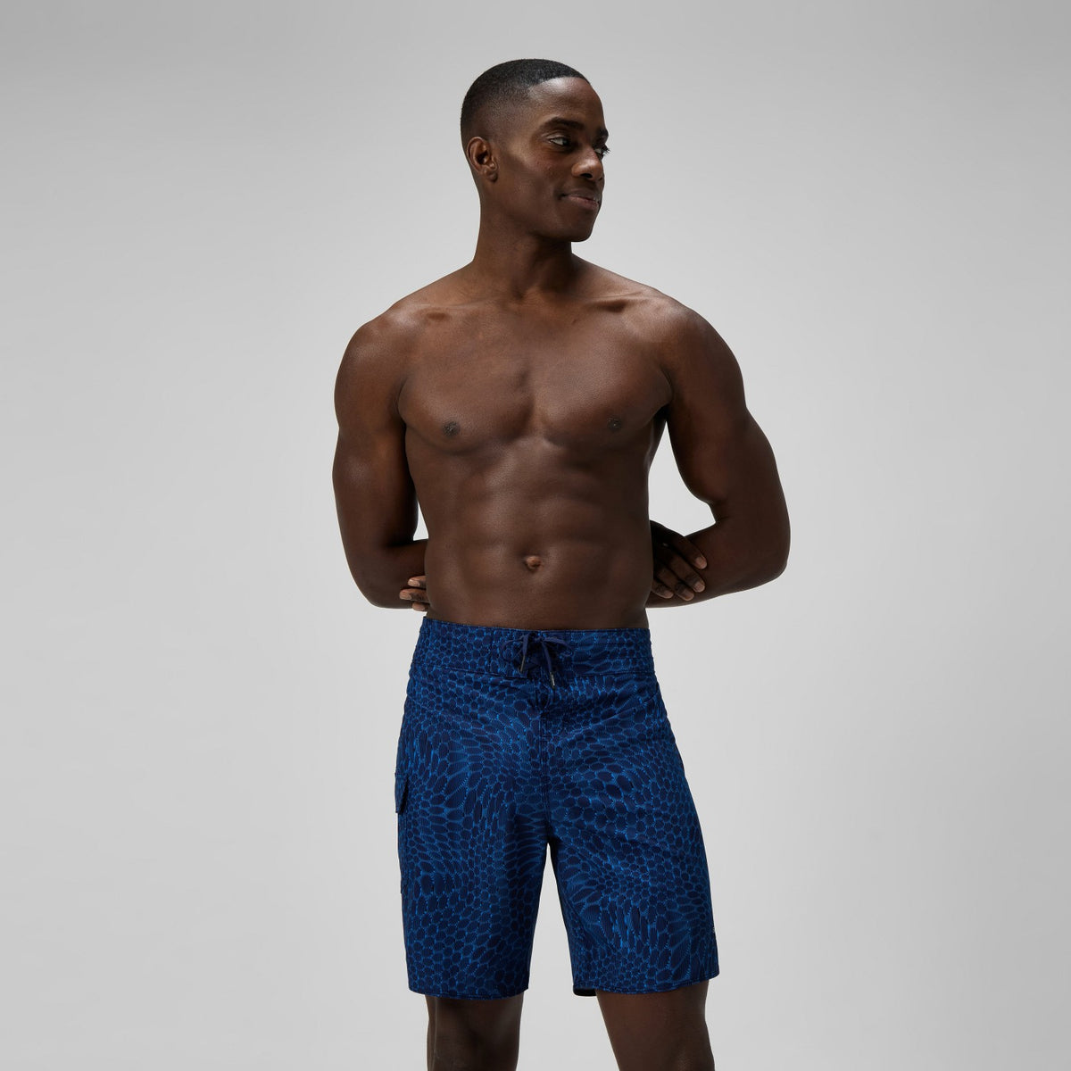 Speedo Lookout Printed Boardshorts Navy/Blue