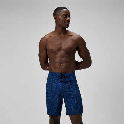 Speedo Lookout Printed Boardshorts Navy/Blue
