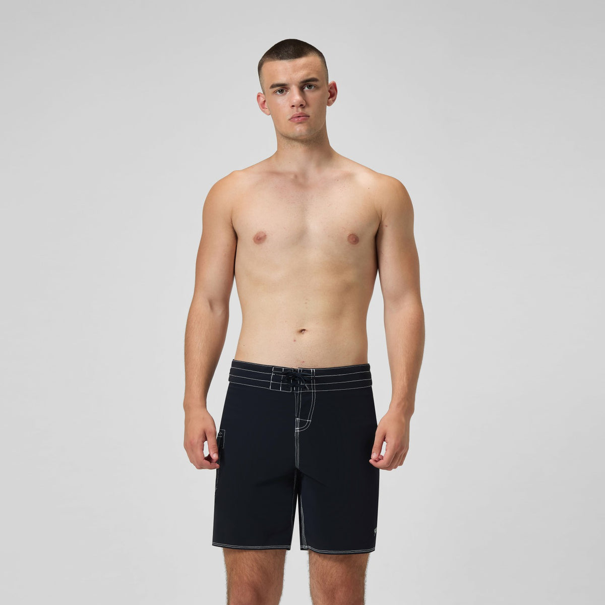 Speedo Lookout Solid Boardshorts Black/Dark Grey