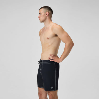 Speedo Lookout Solid Boardshorts Black/Dark Grey