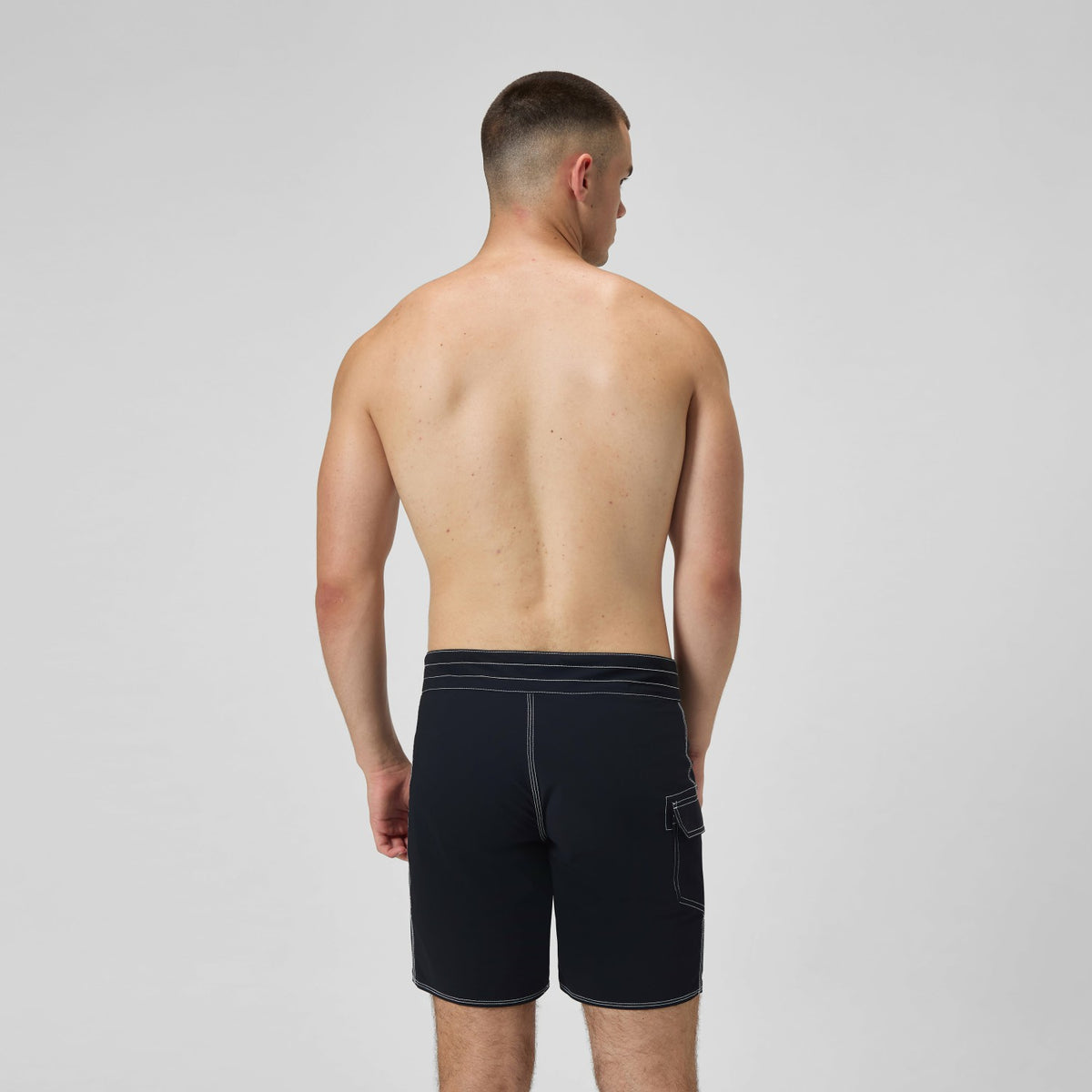 Speedo Lookout Solid Boardshorts Black/Dark Grey