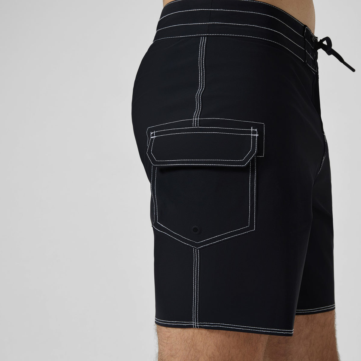 Speedo Lookout Solid Boardshorts Black/Dark Grey