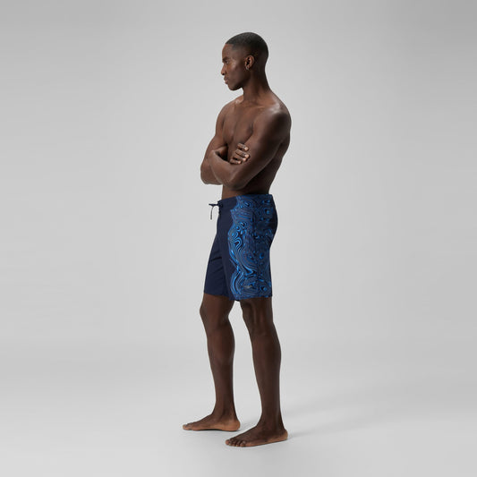Speedo Lookout Printed Boardshorts Navy/Blue