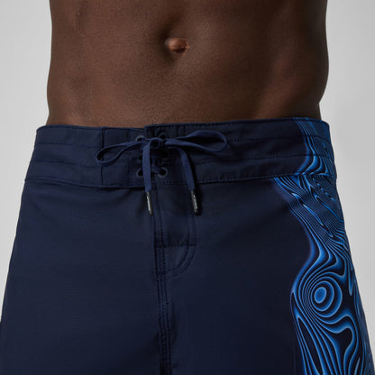 Speedo Lookout Printed Boardshorts Navy/Blue