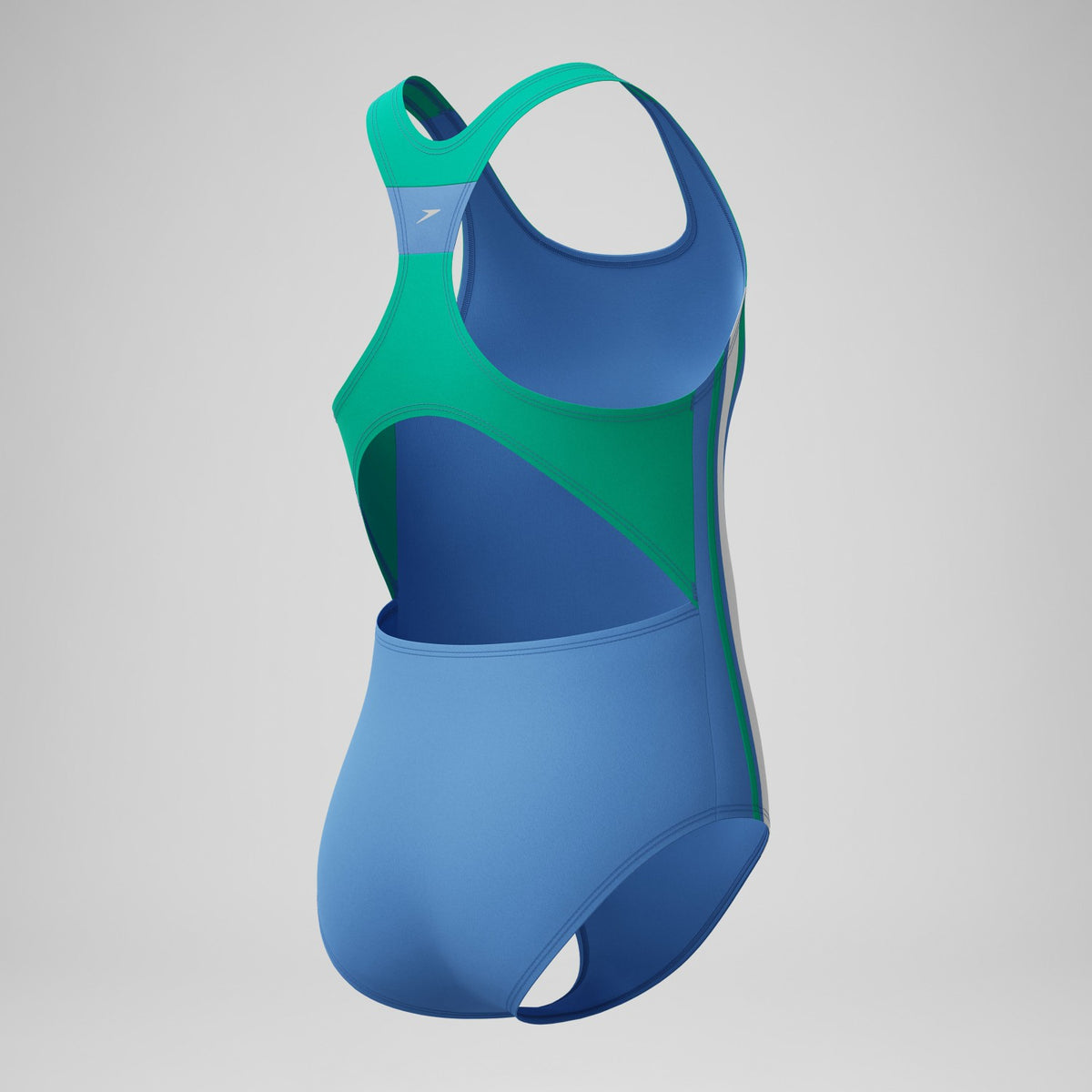 Speedo Girls Infinity Splice Swimsuit Blue