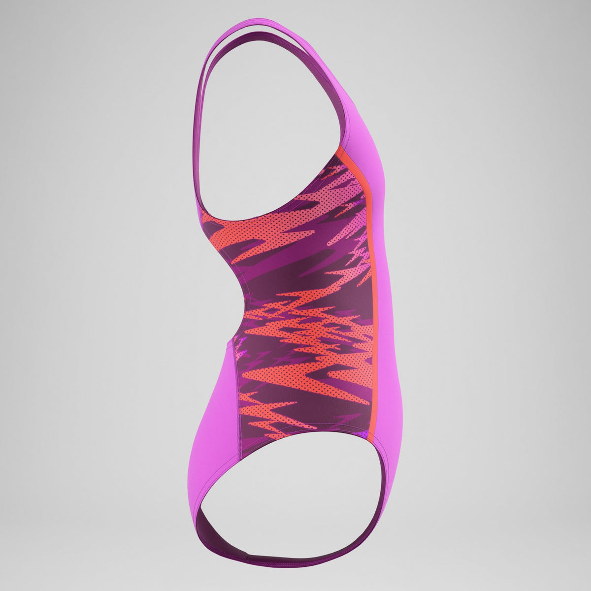 Speedo Girls Hyperboom Splice Muscleback Swimsuit Pink