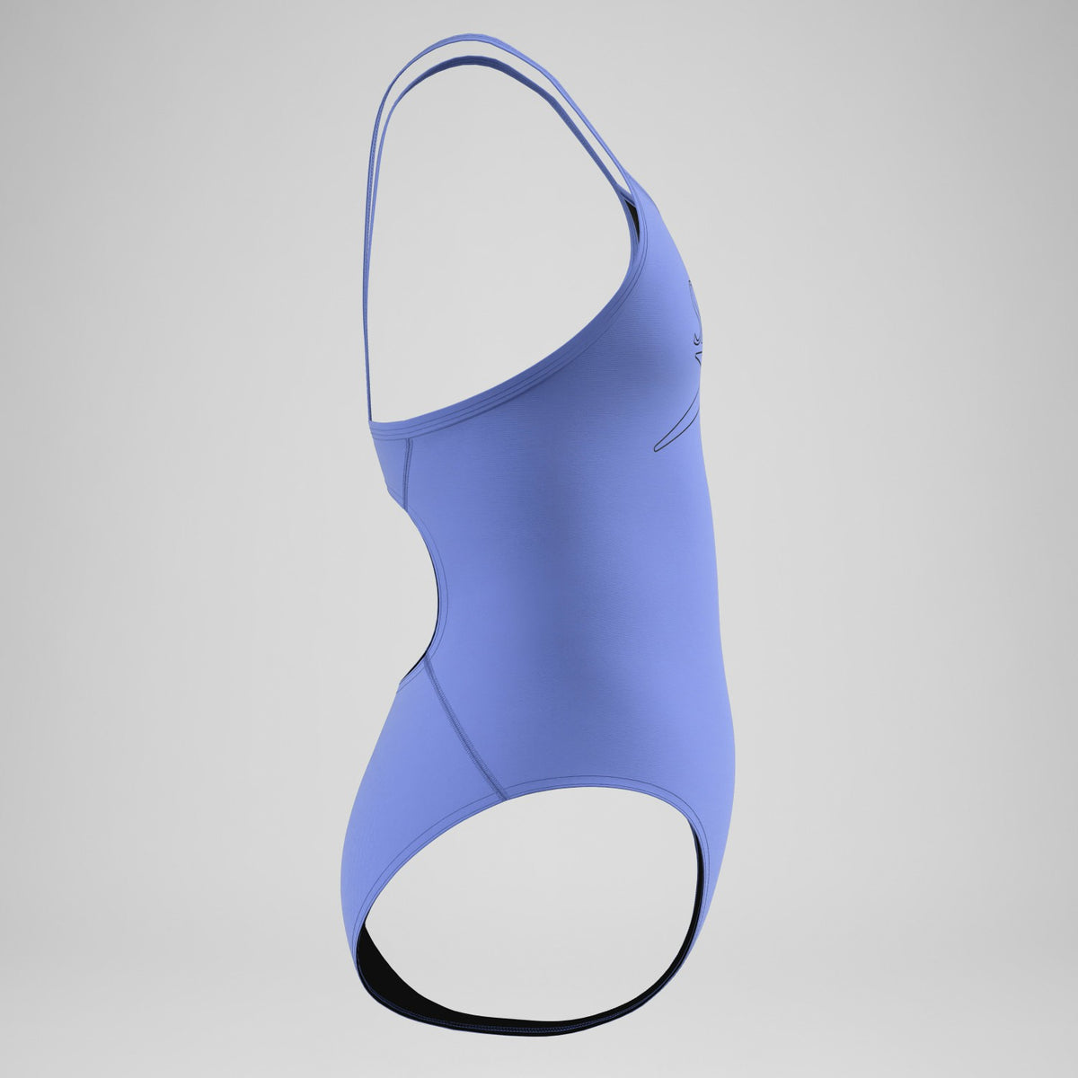 Speedo Girls Endurance+ Logo Thinstrap Swimsuit Purple